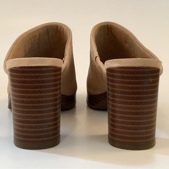 Clarks ‘Ambyrlyn Park’ Beige Nubuck Slip on Shoe - Picture 6 of 11